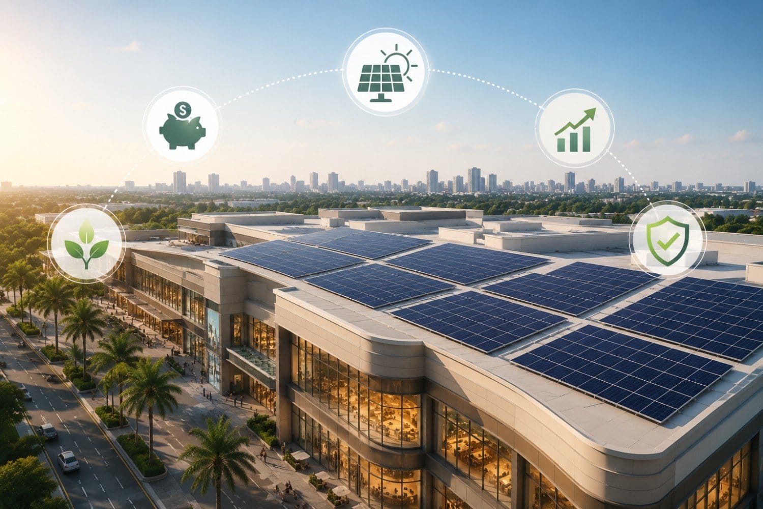 Solar for Shopping Malls: Cost, Savings & ROI